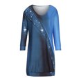 thumbnail image 6 of WJHWSX Casual Dresses for Women,Fall Dresses for Women 2025,Womens Dresses,Long Sleeve,V Neck,Soft,Printed,M(US:6), 6 of 6