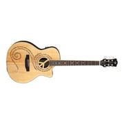 Luna Oracle Peace Grand Concert Acoustic-Electric