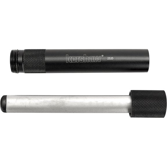 Ultra-Tek Blade Sharpener (2535); 4-Inch Sharpening Steel; 600-Grit Diamond-Coated Oval Shaft; Lightweight 6061-T6 Anodized Aluminum Handle; Compact, Portable Design; 2.1 oz.,Small