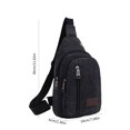 thumbnail image 3 of Messenger bag for Men,Small Sling Crossbody Backpack Shoulder Bag for Men Women,Canvas Strap Backpack Sling Bag, 3 of 8
