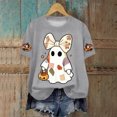 thumbnail image 5 of Leey-World Halloween Shirt Women Fall Shirts for Women Pumpkin Graphic T Shirts Cute Halloween Tops Thanksgiving Tee, 5 of 5