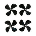 thumbnail image 1 of 4 Blades for RC Boat, 55mm 4pcs CW CCW 4-Blade Plastic Propeller for RC Model Boat, 1 of 4