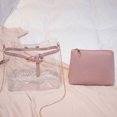 thumbnail image 6 of CAIXIA Messenger Bag For WomenLetter Print Transparent Jelly Crossbody Messenger Bag, Lightweight Casual Daily Shoulder Purse, 6 of 8