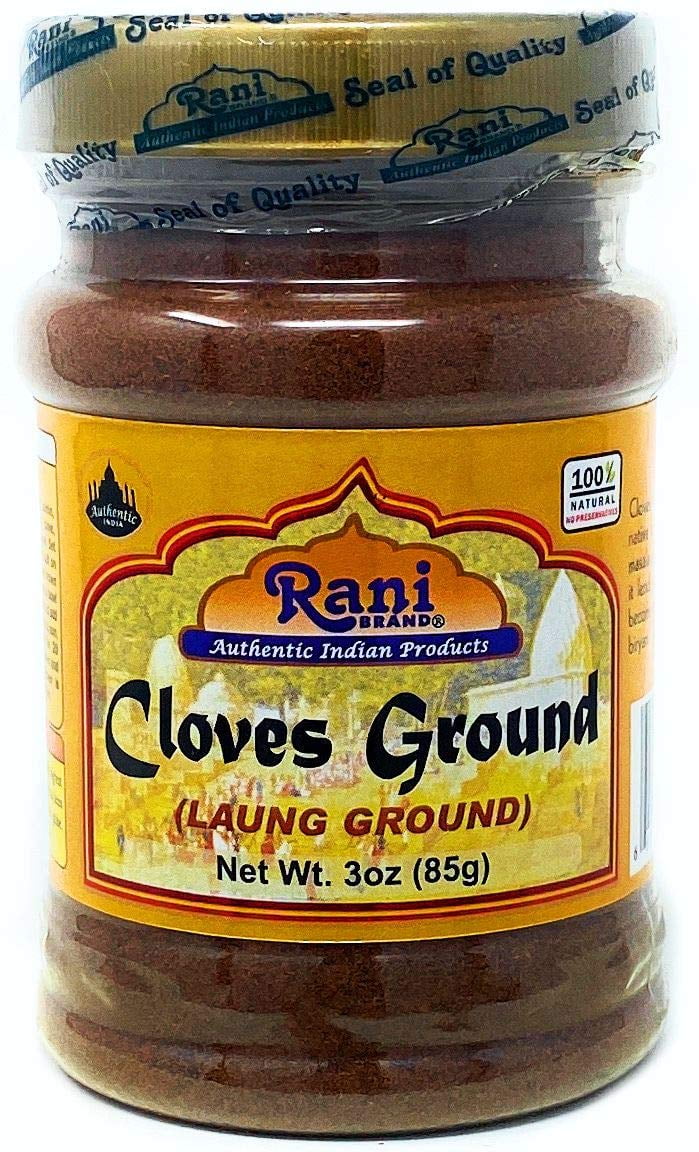 Rani Cloves Powder (Laung) Indian Spice 3oz (85g) PET Jar ~ All Natural, Gluten Friendly | NON-GMO | Vegan | Indian Origin