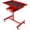 Red + Metal, variant on Adjustable Work Table for Garage with Drawer, 220 lb Capacity, Portable Tear Down Bench with 4 Swivel Casters, Black Steel