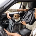 thumbnail image 5 of Portable Pet Car Seat for Small Dogs Black Reinforced Pet Travel Carrier with Safety Strap Ventilated Mesh Pockets for Road Trips and Daily Commutes, 5 of 5