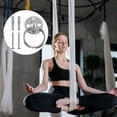 thumbnail image 6 of MLINS 2 Sets Wall Mount Suspension Ceiling Anchor Suspension Trainer Bracket for Suspension Straps Gymnastic Rings Yoga Swings, 6 of 8