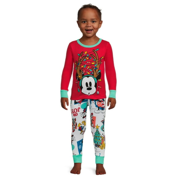 Christmas Character Toddler Snug Fit Pajama Set, 2-Piece, Sizes 12M-5T