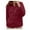Wine, variant on Sherpa Jacket Women Lightweight Fleece Zip Up Jackets Long Sleeve Cozy Soft Fluffy Fuzzy Sweater Coats with Pockets