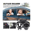 thumbnail image 3 of Car Double Cup Holder Car Beverage Holder Rear Pillow Snack Tray Universal Car Supplies, 3 of 7