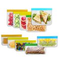 thumbnail image 1 of Reusable Food Storage Bags - 10 Pack Freezer Bags Reusable Gallon Bags, 1 of 8