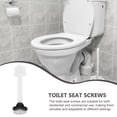 thumbnail image 3 of FUEENIRVA 2Ud Kit De Repuesto Con Tornillos Y Pernos Para Asiento De Inodoro Material ABS, 3 of 8