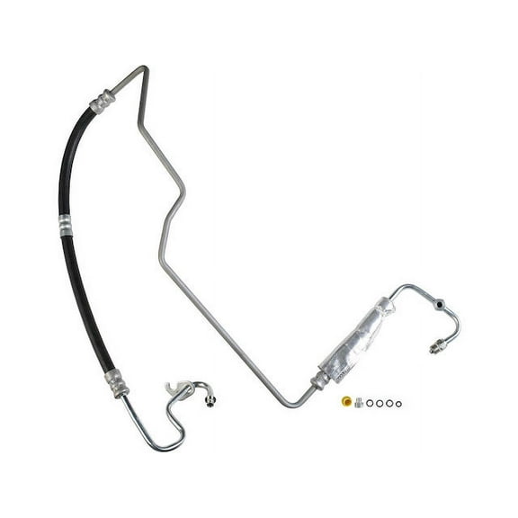 Power Steering Pressure Line Hose Assembly - Compatible with 2003 - 2004 Ford Focus 2.0L 4-Cylinder