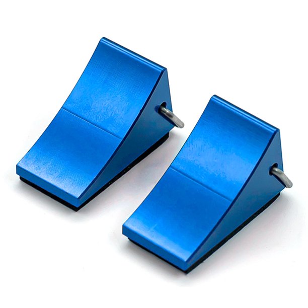 Bloque fijo Calzo de rueda de aleación de aluminio, 2 uds., bloque de fijación de coche RC para coche 1/14 1/12 1/10 RC Meterk Bloque fijo