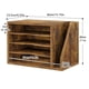 thumbnail image 3 of Organizador de archivos Creso home de escritorio de madera con 3 estantes, color marrón, 3 of 7