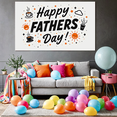 thumbnail image 5 of Decorative Design Happy Fathers Day Coffee Theme Banner Colorful Icons Sunshine Theme Party Decoration for Father's Day Celebration Indoor Decoration Family Gathering, 5 of 7