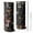 Colorful Mushroom Leaf-1, variant on 20oz Colorful Mushroom Leaf Black Pattern Skinny Tumblers Stainless Steel Tumbler with Lid and Straw,Vacuum Insulated Double Wall Travel Tumbler Cups with Cleaning Brush for Coffee,Tea