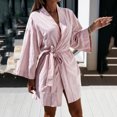 thumbnail image 2 of Mrat Skirt Workout Skirt Ladies Summer Fashion Solid Color Ninth Sleeved Loose V Neck Short Skirt Dress Pencil Bodycon Short Skirt, 2 of 7