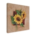 thumbnail image 2 of Trademark Fine Art ' Sunflower Square' Canvas Art by Barbara Mock, 2 of 3
