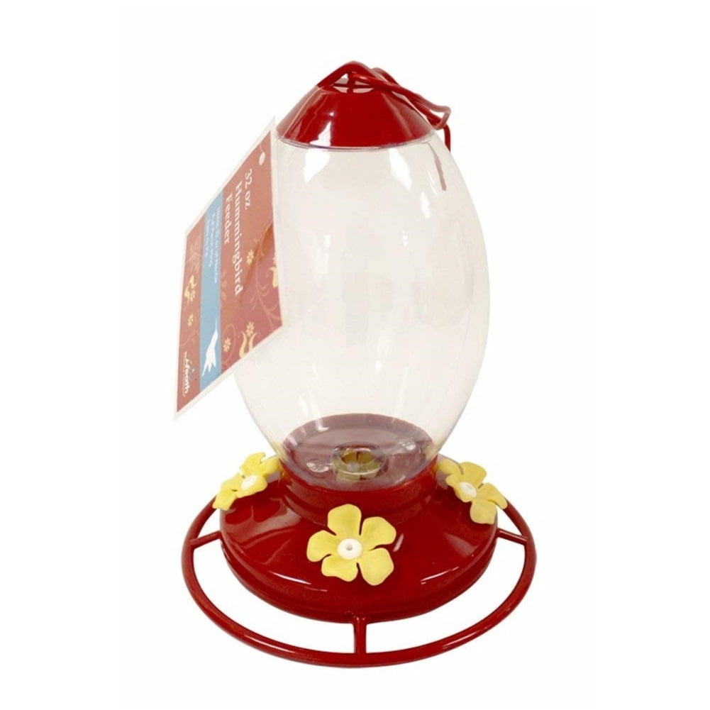 Red Hummingbird Feeder Holds 32 Ounces of Nectar Bird Feeder New