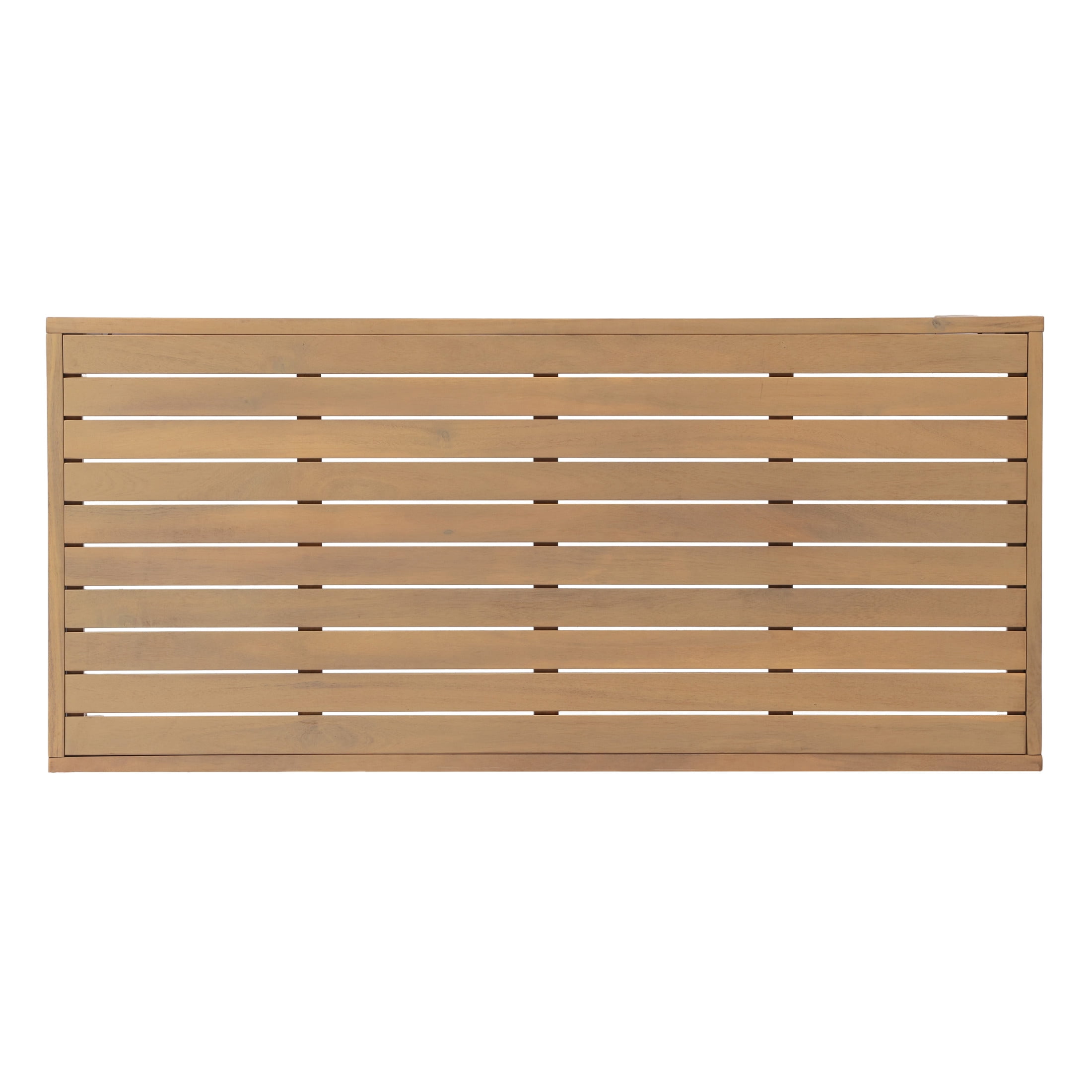 Christopher Knight Home 47" Outdoor Acacia Wood Rectangular Coffee Table with Slatted Top, Light Teak