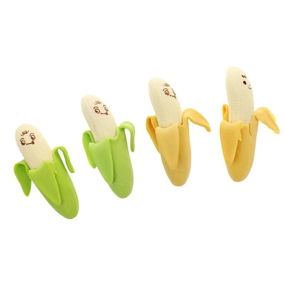 simhoa 4 Pcs Crayon Effaceur en Caoutchouc Dessin Animé Fournitures de Bureau et d'École Papeterie Cadeau pour Enfant