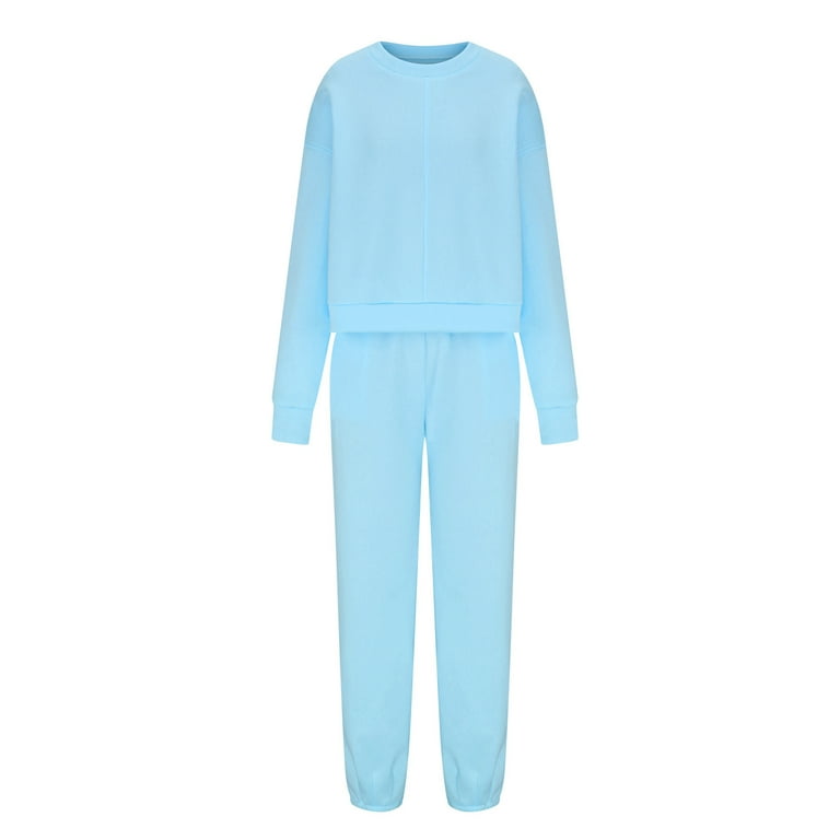 ZQGJB Women's 2023 Two Piece Sweatsuit Outfits Casual Long