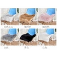 thumbnail image 5 of Xiao Hua Cojín de Silla de Felpa Gris Oscuro -1 Pieza, 15.75 X 15.75 Pulgadas, Felpa Sedosa Ultrasuave, Adecuado para Cojín de Silla de Comedor de Oficina en Casa, Cojín de Meditación y Oración, 5 of 5