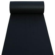 Aisle Runners Wedding Accessories Black Aisle Runner Carpet Rugs for Step and Repeat Display, Ceremony Parties and Events Indoor or Outdoor Decoration 59 Inch Wide x 30 feet Long