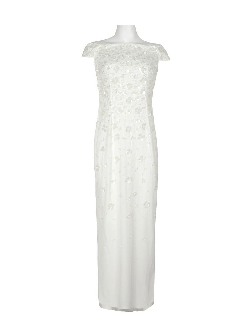 ivory linen maxi dress Mint Velvet White Beige Blend Embroidered Midi Dress | Size 6 | White | Sleeveless main image 0