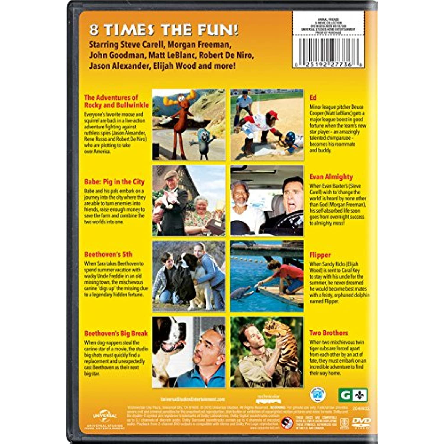 Wholesome Friendly Features: Animal Friends, 8 Movie Collection by