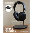 thumbnail image 5 of Soporte para auriculares Sanus Sonos Ace - Soporte premium con base de silicona que evita arrugas y gestión de cables integrada con clip magnético para carga rápida - Configuración sin herramientas -, 5 of 5