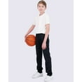 thumbnail image 6 of Real Essentials 3 Pack: Boys' Tricot Open Bottom Fleece-Lined Sweatpants with Pockets, 6 of 7