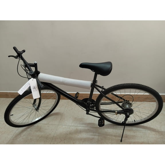 SUN RIDE Bicycles Adult Mountain Bike, 24 Inches, Black Frame, Alloy Steel, 21 Speed, Comfortable Seat