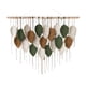 thumbnail image 1 of Tapiz de macramé para colgar en la pared, decoración de pared, tapiz de hojas, adorno nórdico, idea de regalo con borlas 10 hojas, 1 of 9