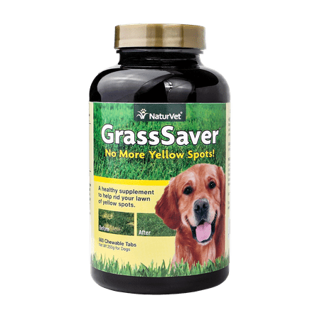 NaturVet GrassSaver for Dogs, Help Prevent Lawn Spots from Dog Urine, 500 Soft
