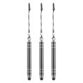 thumbnail image 1 of Unique Bargains 3 Pcs Stylet Métallique à Écran Tactile Stylet Rétractable en Alliage d'Aluminium Mini Stylos Capacitifs, Gris, 1 of 7