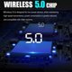thumbnail image 4 of Transmisor FM 50 manos libres para coche Kit de reproductor modulador Ehuebsd MP3 receptor de Audio manos libres Cargador rápido con 2 USB, 4 of 9