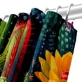 thumbnail image 5 of Cactus Printed Waterproof Shower Curtain Set with Hooks for Bathroom Decoration - Curtain Sets Included, 5 of 5