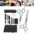 thumbnail image 1 of Domqga Hairdressing Scissors Shears Set,Hairdressing Scissors Kit,12pcs Hair Cutting Scissors Kit Stainless Steel Haircut Shears Hairdressing Cape Clips Comb Set, 1 of 8