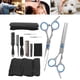 thumbnail image 4 of Juego de tijeras de corte de pelo de salón ANGGREK 12 piezas profesional conveniente Kit de tijeras, 4 of 8