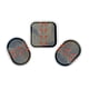 thumbnail image 1 of Guardurnaity Almohadillas de repuesto de gel versátiles y duraderas Almohadillas de repuesto de gel genérico Almohadillas de electrodos para el Suministros para bajar de peso, 1 of 6