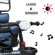 thumbnail image 2 of Triciclo Evolutivo para Niños Giratorio 360 con Luz y Sonido Ruedas de Eva Toldo y Bastón de Empuje - Azul, 2 of 7