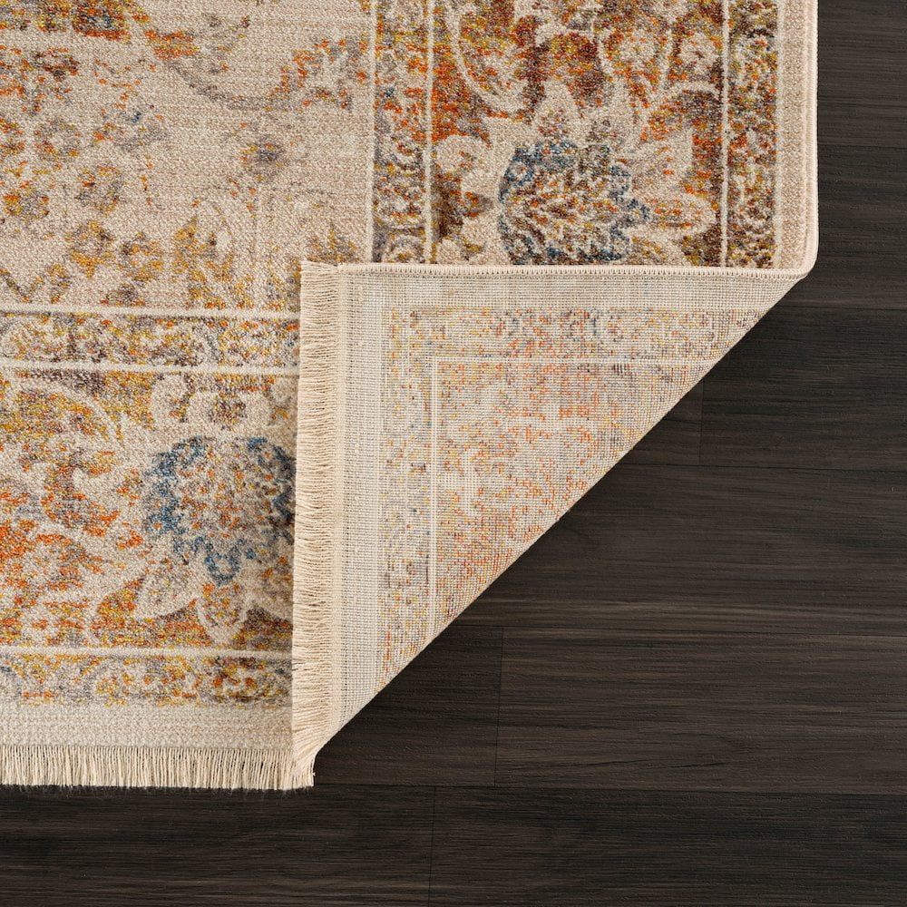 LR Home Holi Durable Performance Area Rug Indoor in Ivory/Beige, 2' x 3'
