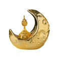 thumbnail image 2 of DOLITY Moon Incense Burner Porcelain Decoration for Office SPA Living Room Gold, 2 of 9