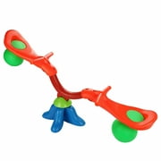 Gymax Kids Teeter Totter Seesaw Bouncer Children Toy w/ 360 Degrees Rotation