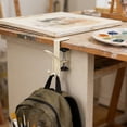 thumbnail image 6 of Clamp-On Desk Hook for Backpack, No-Drill Stainless Steel Bag Hanger with Strong Load-Bearing, for Office, Classroom & Dorm 1Pc Complexion, 6 of 6