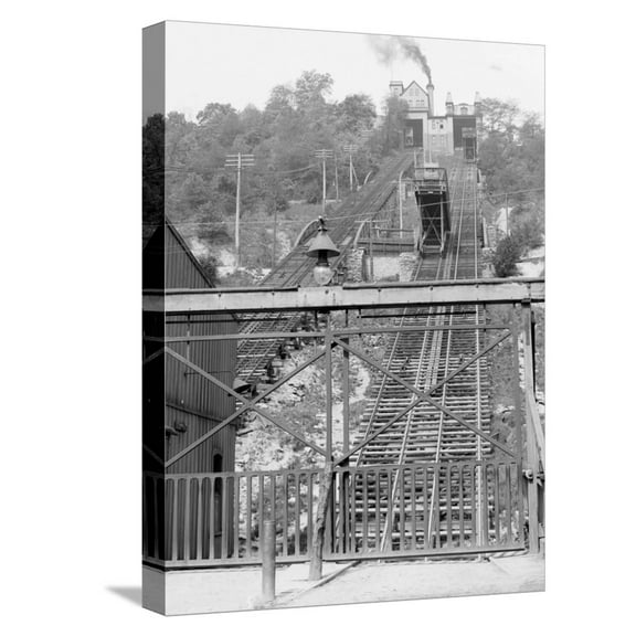 Art.com Prices Hill Incline, Cincinnati, Ohio Stretched Canvas Print Wall Art, 12" x 16"