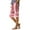 Pink_005, variant on Bermuda Shorts Women Casual Knee Length Relaxed Fit Beach Shorts 2026 New Boho Striped Floral Print Athletic Shorts with Pocket White S