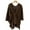 08# Coffee, variant on Women Knit Scarf Wraps Sweater Poncho Capes Soft Open Cross Front Cloak Elegant Shawl Camel One Size